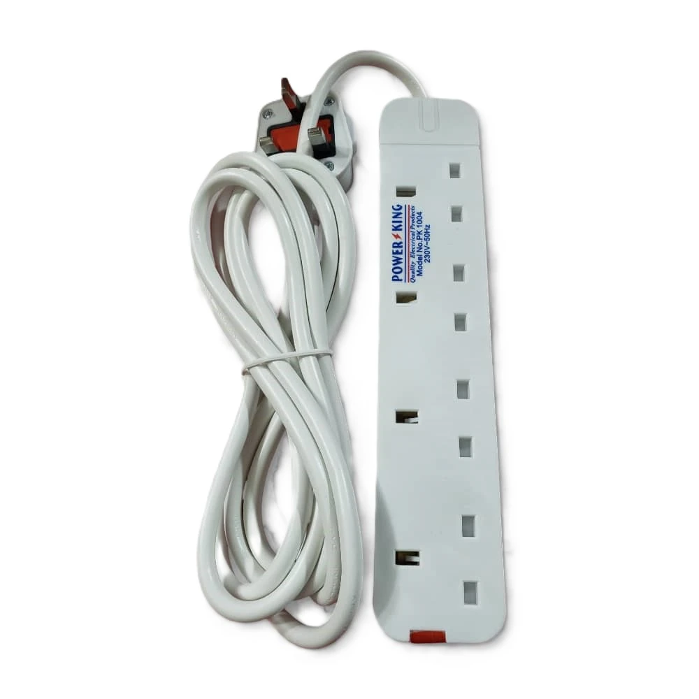 توصيلة كهرباء بور كينج 3 متر ثلاثة منافذ وكالة