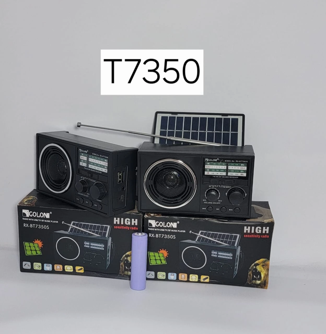 راديو عالمي بلوتوث لوح متحرك 7350