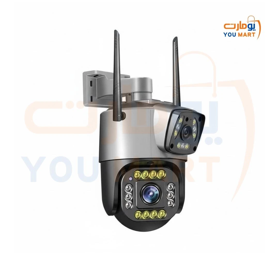 كاميرا مراقبة داخلية عدستين