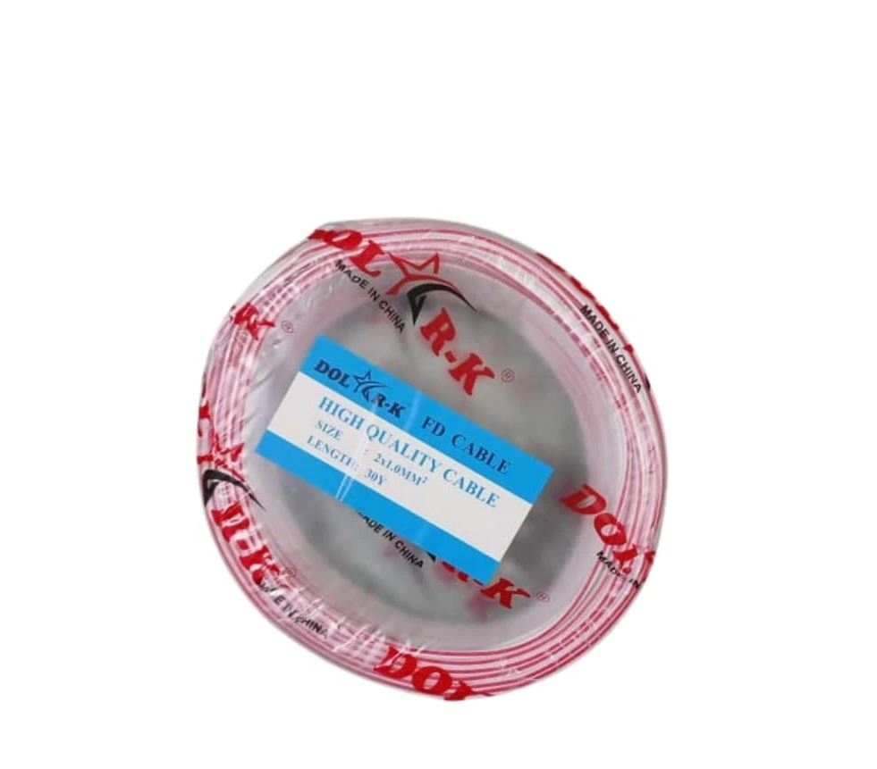 لفة سلك ابيض 1ملي مزدوج